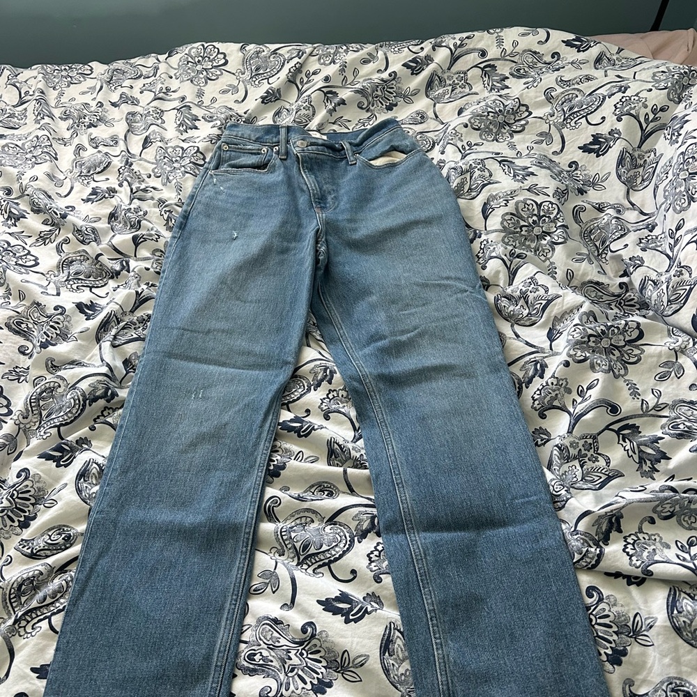Women’s Abercrombie & Fitch Curve Love 90’s Straight Jeans
